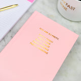 YOU ARE SO PRETTY - SUNSET PINK HARDCOVER JOURNAL