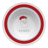 Personalized Jolly St Nick Kids Bowl