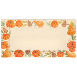 HARVEST PUMPKIN CERAMIC PLATTER