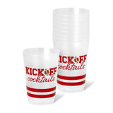 Kickoff Cocktails Frost Flex Cups - Crimson