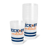 Kickoff Cocktails Frost Flex Cups - Navy + Orange
