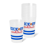 Kickoff Cocktails Frost Flex Cups - Royal + Red