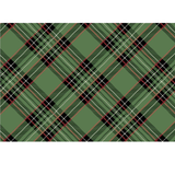 GREEN PLAID PAPER PLACEMATS