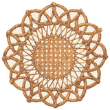 RATTAN WEAVE ROUND PLACEMAT