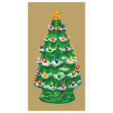 VINTAGE CHRISTMAS TREE GUEST TOWEL