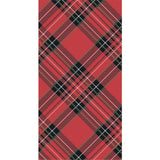 RED PLAID GUEST TOWEL