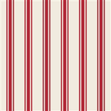 Red Linen Stripe Paper Beverage Napkins