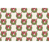 HOLIDAY WREATH LATTICE PAPER PLACEMATS
