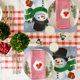Jolly Snowman Paper Placemats