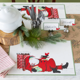 OLD ST. NICK CHIMNEY PAPER PLACEMATS