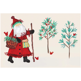Old St. Nick Forest Paper Placemat