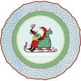 DIE-CUT OLD ST. NICK SLEIGH PAPER PLACEMATS