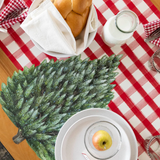 EVERGREEN DIE CUT PAPER PLACEMATS