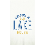 Welcome To Our Lake House Guest Towel Napkins