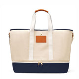Navy Large Lara Shoe Tote