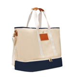 Navy Large Lara Shoe Tote