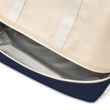 Navy Large Lara Shoe Tote