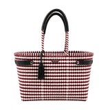 Red & White Medium Open Basket