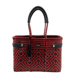 Red & Black Medium Open Basket