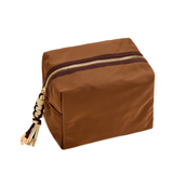 Mocha Jet Large Boxy Zip Pouch