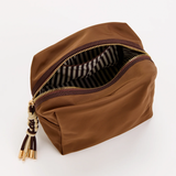 Mocha Jet Large Boxy Zip Pouch
