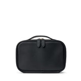 Black Logan Leather Tech Pouch