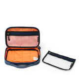 Indigo Logan Leather Tech Pouch