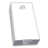 DELAVAN MONOGRAM LIST - WHITE WITH HOLDER
