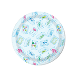 7" Mahjong X Brake Ink Premium Paper Plates