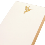 La Petite Presse Hummingbird Gilded Desktop Notepad