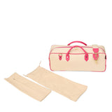 Margo Mahjong Bag Hot Pink Trim