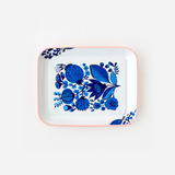 Blue & White Melamine Tray