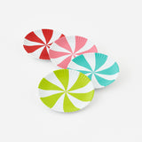 PEPPERMINT MELAMINE 6" PLATES Set of 4