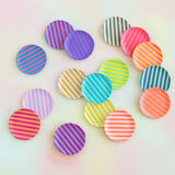 GLITTERVILLE STRIPE MELAMINE SALAD PLATE