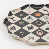 Patchwork Halloween Melamine Large Plates