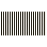 Black Striped Paper Tablecloth
