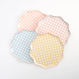GINGHAM SIDE PAPER PLATES