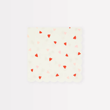 HEART PATTERN SMALL PAPER NAPKINS