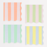PASTEL STRIPE SMALL PAPER NAPKINS