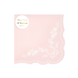 Large Pink Pastel Rococo Paper Napkins