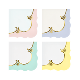 Rococo Small Pastel Paper Napkins