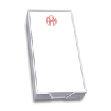 DELAVAN MONOGRAM MINI LIST - WHITE WITH HOLDER