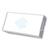 Henley Water Color Monogram Mini List - White With Holder