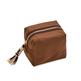 Mocha Jet Small Boxy Zip Pouch