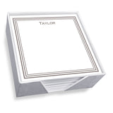 COLONIAL MEMO SQUARE - WHITE WITH HOLDER