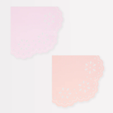 Multi Large Broderie Anglaise Lace Paper Napkins