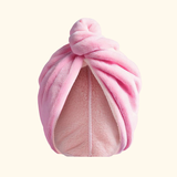 PINK TOWEL HAIR WRAP