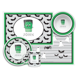 Personalized Monster Mash Kids Dinnerware Set