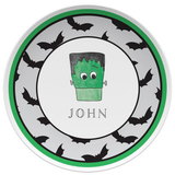Personalized Monster Mash Kids Plate