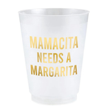 Gold Mamacita Needs Margarita Frost Flex Cups